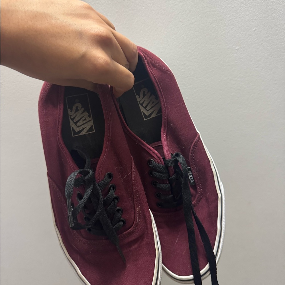 Vans Burgundy Sneakers